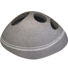 Стакан Ridder Little Rock 22190207 для зубных щеток, серый