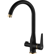 Смеситель для кухни Steel Hammer SH 910 Black Br