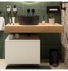 Столешница STWORKI Ольборг 100 дуб французский, без отверстий, с тумбой 60