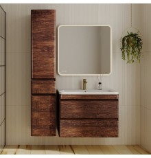 Мебель для ванной комнаты Style Line Атлантика 80 Люкс Plus, подвесная, старое дерево