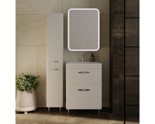 Мебель для ванной комнаты Style Line Каре 60 напольная, Люкс plus, белая
