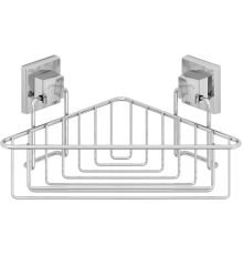 Полка Tekno-tel EF251 угловая, самоклеящаяся, хром