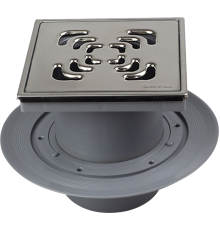 Душевой трап Pestan Square Mask Confluo Standard Vertical Square Mask 13000076, хром