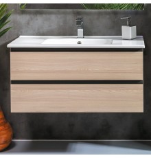 Тумба с раковиной Armadi Art Capolda 100 light wood