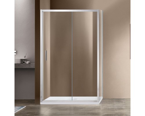 Душевой уголок Vincea Garda VSR-1G9015CL 150x90 см, профиль хром, стекло прозрачное