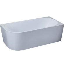 Акриловая ванна Vincea VBT-402-1700R 170x80 см, с ножками, со сливом-переливом, асимметричная