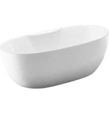 Акриловая ванна Vincea VBT-405B-1700 170x80 см, отдельностоящая, овальная, с каркасом, со сливом-переливом