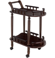 Сервировочный стол Woodville Trolly oak