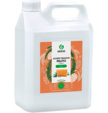 Жидкое мыло Grass 125581 с маслом кедра, антибактериальное, гипоаллергенное, хозяйственное, 5000 мл