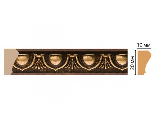Молдинг DECOMASTER 103D-56 (20*10*2400мм)