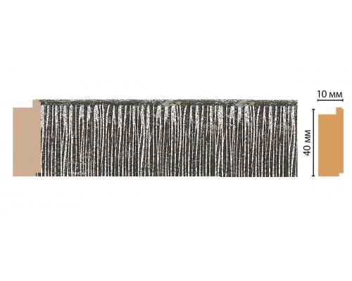 Молдинг DECOMASTER 109-29 (40*10*2400мм)