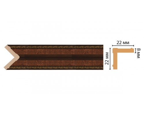 Угол DECOMASTER 116M-2 (22*22*2400мм)