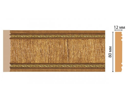 Молдинг DECOMASTER 150-4 (80*12*2400мм)