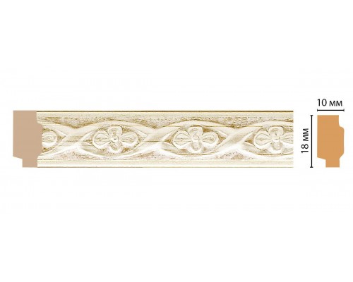 Молдинг DECOMASTER 158-937 ДМ (18*10*2400 мм)