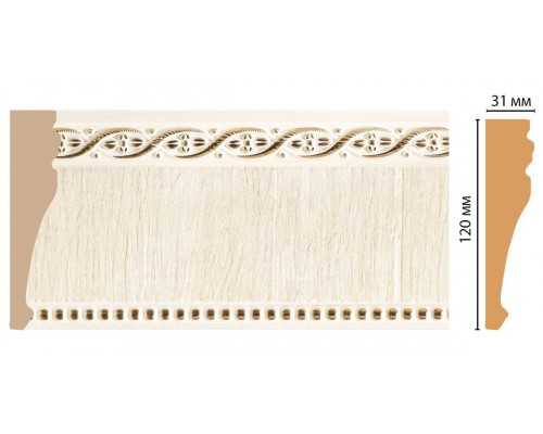 Молдинг DECOMASTER 170-6 (120*31*2400мм)