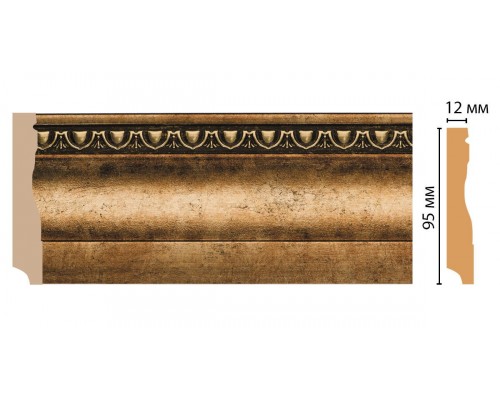 Плинтус напольный DECOMASTER 153-57 ДМ (95*12*2400 мм)