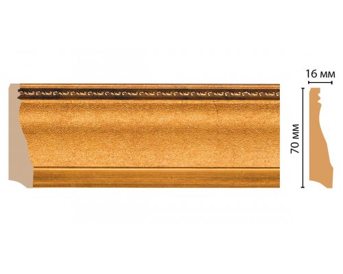 Плинтус напольный DECOMASTER 193-1223 (70*16*2400мм)