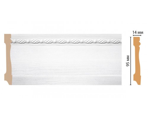 Плинтус напольный DECOMASTER 195-16 (95*14*2400мм)
