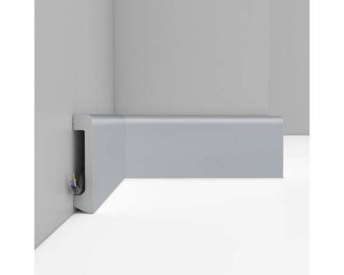 Плинтус напольный DECOMASTER D235-118 (80*17*2400мм) черный