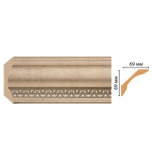 Плинтус потолочный DECOMASTER 100C-59ДМ (69*69*2400 мм)