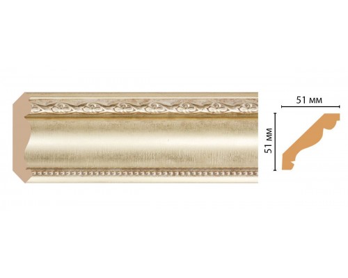 Плинтус потолочный DECOMASTER 155-937 ДМ (50*50*2400 мм)