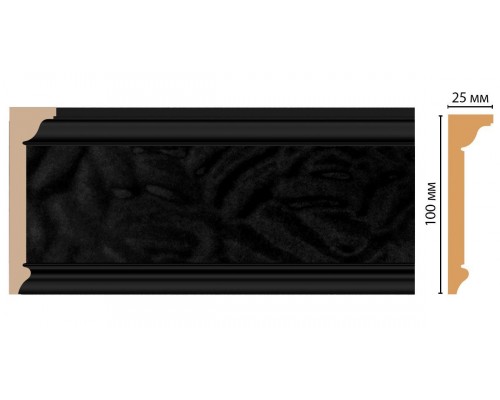 Плинтус потолочный DECOMASTER D215-195 (100*25*2400мм)