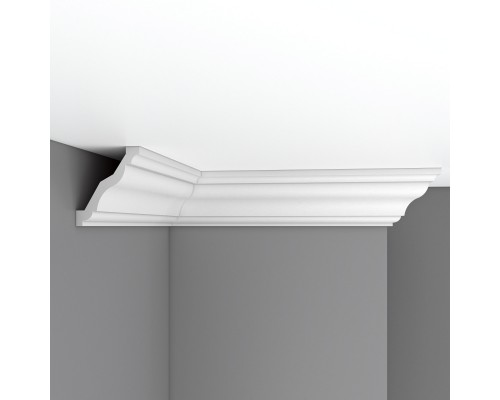 Плинтус потолочный гладкий DECOMASTER 96625F гибкий (95*80*2400мм)