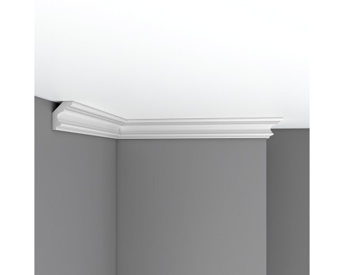 Плинтус потолочный гладкий DECOMASTER 96686F гибкий (50*38*2400мм)