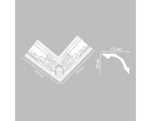 Угол внутренний DECOMASTER DP-353R (73*113*290*290мм)