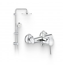 Душевой комплект Смеситель для душа Grohe BauClassic 32867000 + Стойка New Tempesta Cosmopolitan 27394002