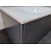 TW Shape комплект подвесной мебели 102х52см, с раковиной, с 1 выдвиж. ящиком с механизмом push-to-open, цвет: серый матовый RAL7016. SHAP100-G+547001*1