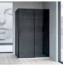 Душевой уголок Vincea Slim Soft VSR-1SS9012CGB 120x90, профиль черный, стекло тонированное