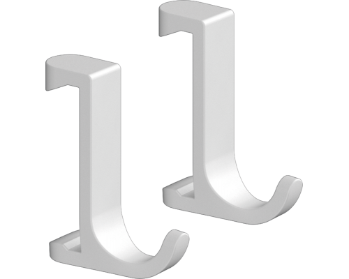 HG 27 929 700 WallStoris Крючок узкий 2 шт, пластик 27929700