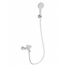 Смеситель для ванны с душем Wonzon   Woghand WW-AE3204-MW, матовый белый