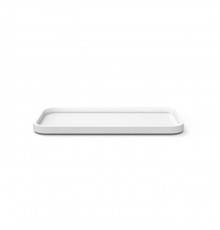 Decor Walther Stone Tab L Поднос, цвет: Белый матовый. 0975850