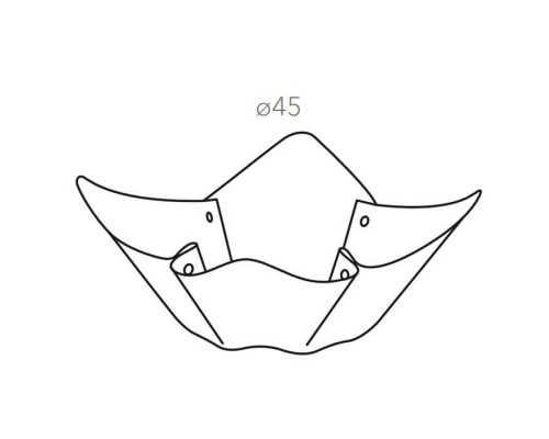 ADJ Фруктовница, D45 см., цвет: коньяк/бордо. 4045.09/30 ADJ Фруктовница, D45 см., цвет: коньяк/бордо. 4045.09/30
