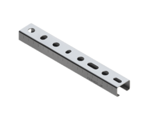 TSC Профиль монтажный Termoclip для легких нагрузок гоц. сталь, 28x18x1.2x3000 мм TSC Профиль монтажный Termoclip для легких нагрузок гоц. сталь, 28x18x1.2x3000 мм