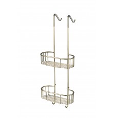 Timo 160084/02 Nelson Полка двойная, с крючками, Антик 160084/02
