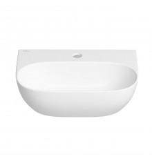 Маленькая раковина в туалет Wellsee WC Area 331803000: подвесная или накладная раковина, ширина умывальника 42 см, цвет глянцевый белый