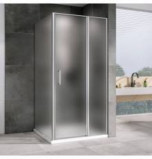 Душевой уголок Abber Sonnenstrand AG04120MS-S100M 100x120, профиль хром, стекло матовое