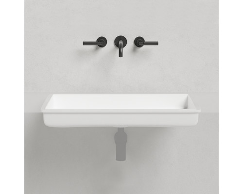 Salini MAREA 10 Раковина 75х40см, материал: S-Sense, цвет: белый. 1802110G