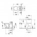 Duravit Soleil by Starck Унитаз-моноблок 37х66см., безободковый, слив универсальный, Weiszlig; Hochglanz, HyG, цвет: белый. 2011090000