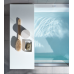 DURAVIT Shower + Bath Bathtub Ванна 170х75хh210.5см, прямоугольная с входной дверью и душевой шторкой ЗЕРКАЛЬНОЙ, SX - левосторонняя, цвет: белый. 700403000100000,  791246000001000