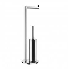 Gessi Emporio accessories Стойка с держателем для туалетной бумаги и ершиком, цвет: хром. 38942#031