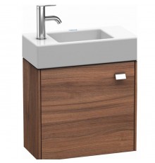 Duravit  Brioso Тумба подвесная 48.4х23.9х44.2см, с раковиной, с 1 дверкой петли слева L, цвет: орех натуральный. BR4051L1079,  0724500009