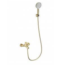Смеситель для ванны с душем Wonzon   Woghand WW-AE3204-BG, брашированное золото