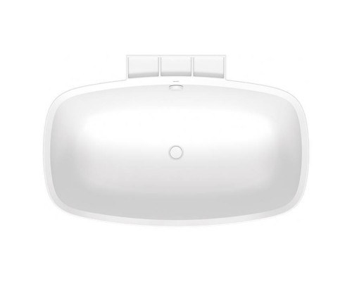 Duravit Aurena Ванна пристенная 160x103.5см., материал DuroCast Plus, сливной гарнитур, цвет: белый матовый. 792218000001000,  700551000000000
