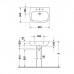 Duravit D-Code Раковина 65х50см., 1 отв., цвет: белый. 23106500002