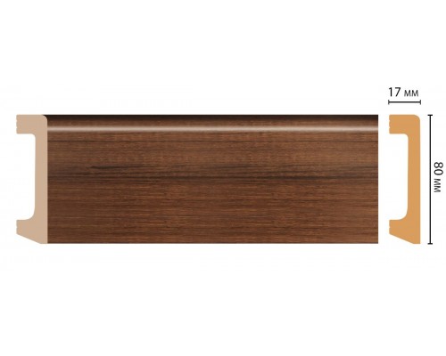 D235-74/20 Плинтус ДМ(80*17*2400 мм) D235-74/20 Плинтус ДМ(80*17*2400 мм)
