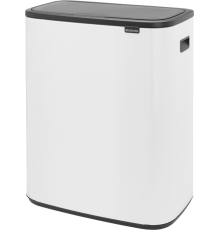 Мусорное ведро Brabantia Bo Touch Bin 221408 30+30 л, белое